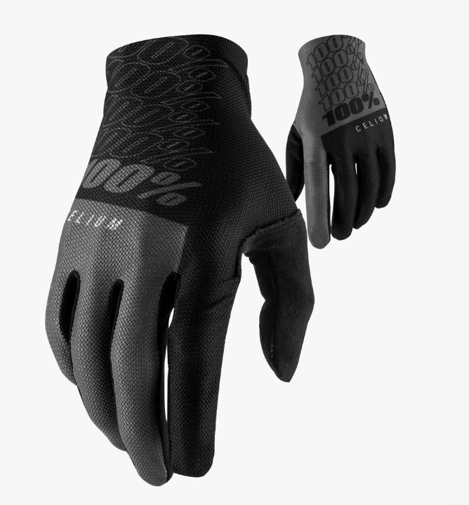 100% Celium Gloves - Black / Gray