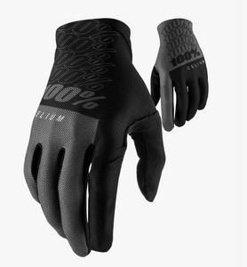 100% Celium Gloves - Black / Gray