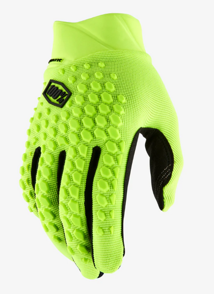 100% Geomatic Gloves Fluo Yellow