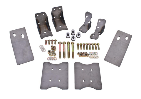 BMR 79-04 Fox Mustang Torque Box Reinforcement Plate Kit (TBR002 And TBR003) - Natural