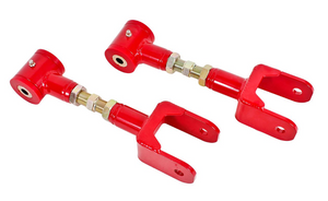 BMR 79-04 Fox Mustang Upper Control Arms On-Car Adj. (Polyurethane) - Red