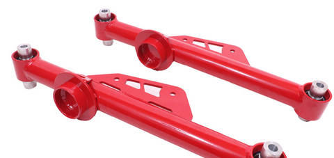 BMR 79-98 Fox Mustang Non-Adj. Lower Control Arms w/ Spherical Bearings - Red