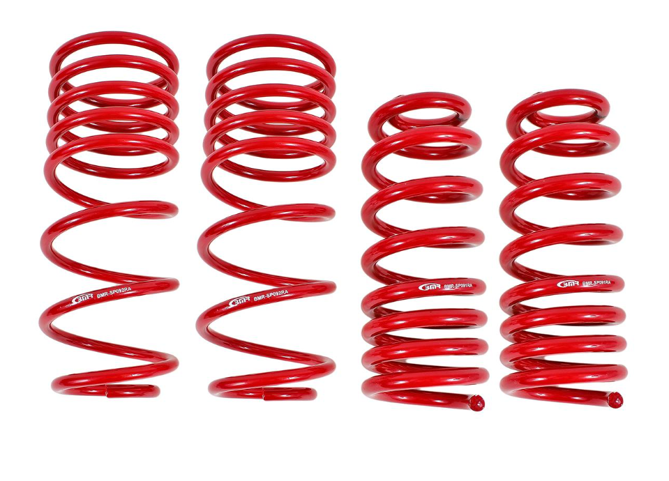 BMR 93-02 F-Body Handling Version Lowering Spring Kit (Set Of 4) - Red