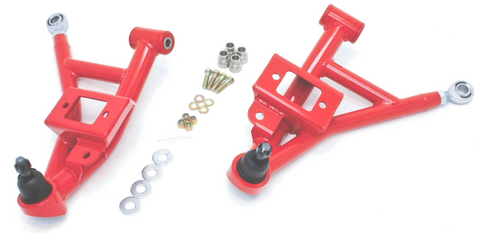 BMR 93-02 F-Body Adj. Lower A-Arms/Rod End Combo (Polyurethane) - Red