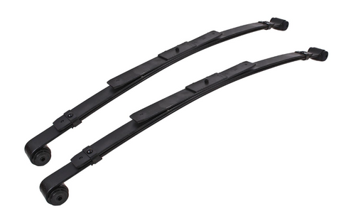 BMR 67-69 1st Gen F-Body Rear Lowering Leaf Springs (2in Drop) - Black