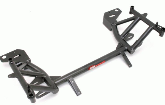 BMR 93-02 F-Body K-Member w/ No Motor Mounts and Pinto Rack Mounts - Black Hammertone