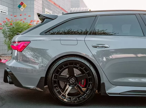 VR Aero Carbon Fiber Rear Roof Spoiler Audi RS6 Avant C8