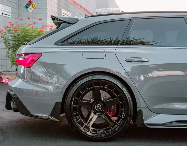 VR Aero Carbon Fiber Side Skirts Audi RS6 Avant C8