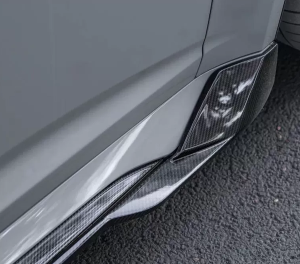 VR Aero Carbon Fiber Side Skirts Audi RS6 Avant C8