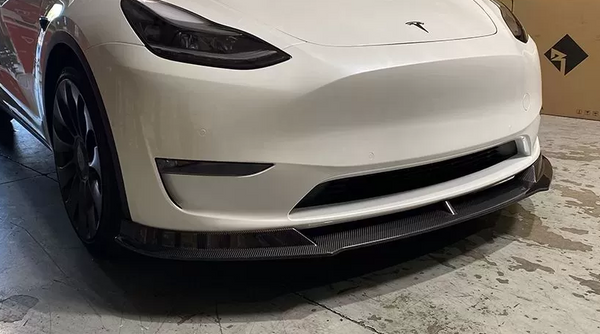 VR Aero Carbon Fiber Front Lip Tesla Model Y