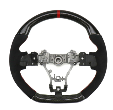 FactionFab Steering Wheel Carbon and Suede - Subaru WRX / STI 2008 - 2014