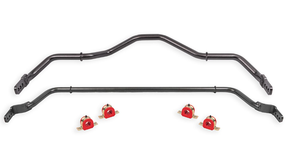 BMR 2016 - 2024 Chevy Camaro Sway Bar Kit w/ Bushings - Black Hammertone