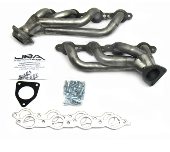 JBA 2002 - 2013 GM Silverado 1500 / Sierra 1500 Truck 4.8L/5.3L / 2007 - 2013 6.0L/ 6.2L LS Raw 409 Cat4Ward Header