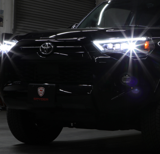 Spyder Apex 2014 - 2020 Toyota 4Runner High-Power LED Module Headlights - Black (PRO-YD-T4R14AP-SEQ-BK)