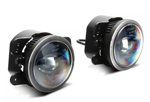 Raxiom 2010 - 2024 Jeep Wrangler JK/JL Axial Series LED Fog Lights