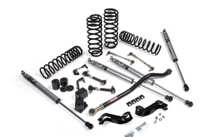 JKS Lift Kit 2018 + Jeep Wrangler JL J-Kontrol 3.5in 4Dr w/Fox 2.0 Performance Series Shocks HD Rate Coils