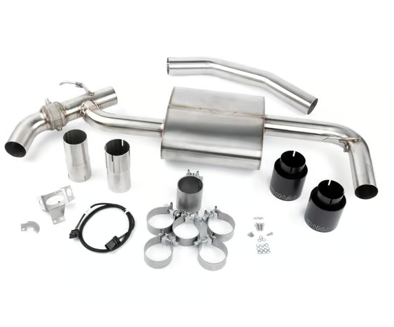 Dinan Valved Axle-Back Exhaust - 2016-2023 BMW X1/X2 sDrive28i - Black Tips