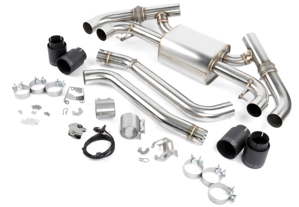 Dinan Valved Axle-Back Exhaust - 2022-2024 BMW M240i - Black Tips