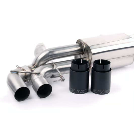 Dinan Free Flow Axle-Back Exhaust - 2018-2023 BMW F90 M5  - Black Tips