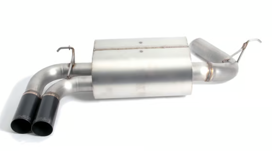 Dinan Free Flow Axle-Back Exhaust - 2012-2016 BMW 328i/428i - Black Tips