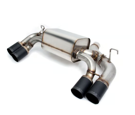 Dinan Free Flow Axle-Back Exhaust - 2016-2018 F87 BMW M2 - Black Tips