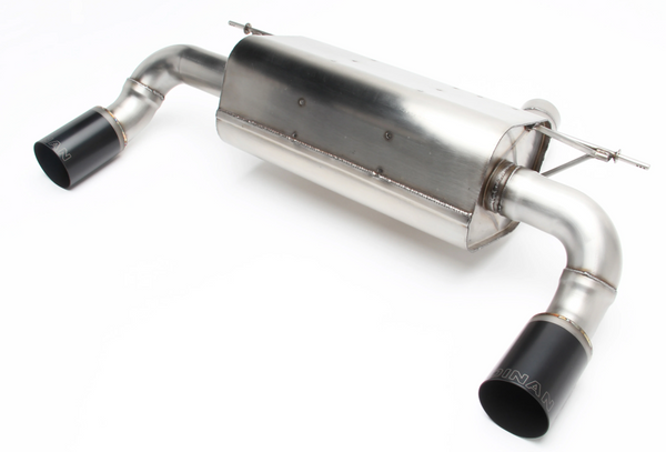 Dinan Free Flow Axle-Back Exhaust - 2014-2016 BMW F33/F36 435i -  Black Tips