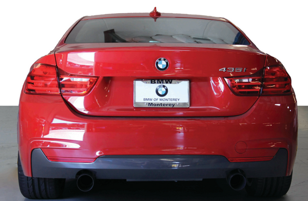 Dinan Free Flow Axle-Back Exhaust - 2014-2016 BMW F33/F36 435i -  Black Tips