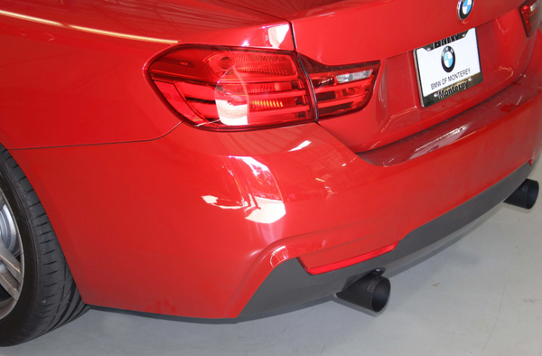 Dinan Free Flow Axle-Back Exhaust - 2014-2016 BMW F33/F36 435i -  Black Tips