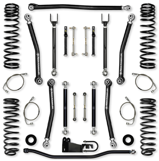 Rock Krawler 2007 - 2018 Jeep Wrangler JKU 4DR 3.5in X Factor System