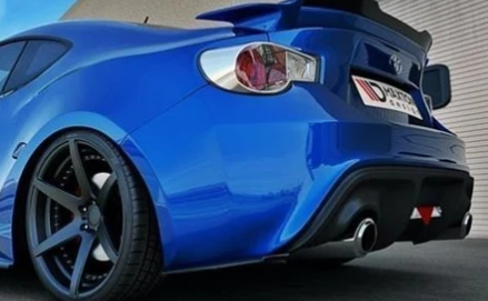 Maxton Design Gloss Black Rear Spats - 2013 - 2020 BRZ / Toyota 86 / Scion FRS