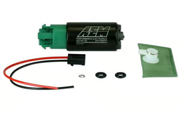 AEM 340LPH 65mm Fuel Pump Kit w/ Mounting Hooks - Ethanol Compatible
