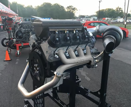 Hooker BlackHeart LS Turbo Exhaust Manifolds Multi-fit - GM LS Turbo Exhaust Manifolds - 3.0 inch Turbo outlet / 2.25 inch Cross-over connection