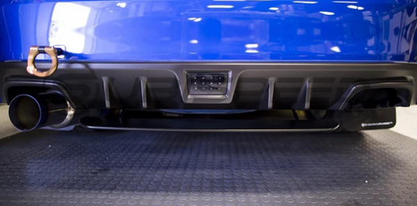 OLM S Style Rear Diffuser - Black - 2015-2021 Subaru WRX / STI