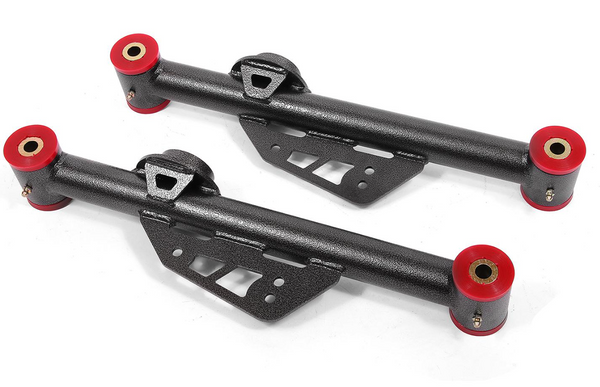 BMR 1999 - 2004 Mustang Non-Adj. Lower Control Arms (Polyurethane) - Black / Red