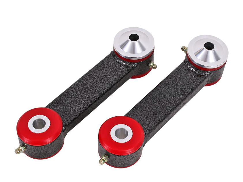 BMR 2015 - 2023 S550 Mustang Rear Lower Control Arms Vertical Link (Polyurethane) - Black Hammertone