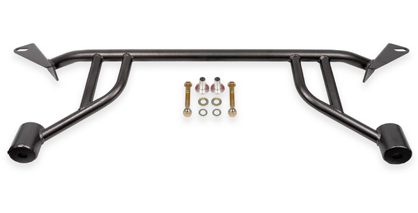 BMR 2024 + Ford Mustang S650 Chassis Brace Front Subframe 4-point - Black Hammertone