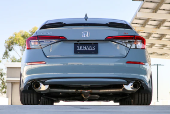 Remark 2022+ Acura Integra (DE4)/Honda Civic Si Catback Exhaust - Burnt Stainless Steel Tip