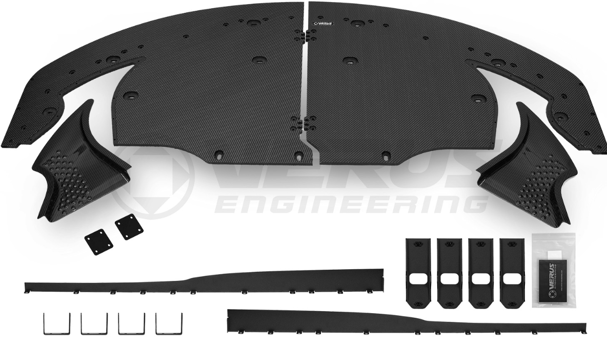 Verus High Downforce Front Splitter Kit - Mk5 Toyota Supra