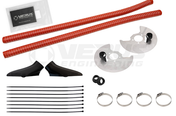 Verus Engineering Full Brake Cooling Kit - Toyota GR Corolla w/ OEM Axle Nuts | A0525A-AXL