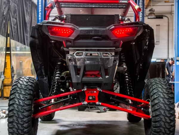 Agency Power Carbon Fiber Exhaust Shield Polaris RZR XP 1000 | RS1 | Turbo 2014-2022