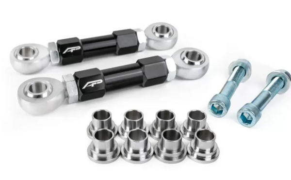 Agency Power Rear Adjustable Sway Bar Links Black / Red Can-Am Maverick X3 RS DS RC Turbo