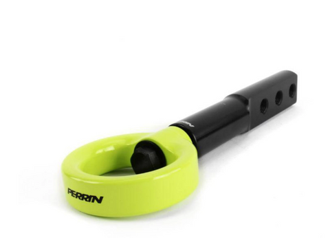 PERRIN 2017 -  2021 Honda Civic Si/Type R/Touring/Hatchback Tow Hook Kit Front - Neon Yellow