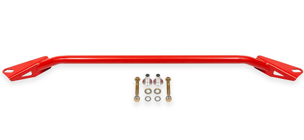 BMR 2024 + Ford Mustang S650 Chassis Brace Front Subframe 2-point - Red / Black