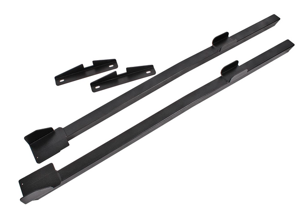 BMR 1994 - 2004 Mustang Hardtop Only Weld-On Boxed Premium Subframe Connectors - Red / Black