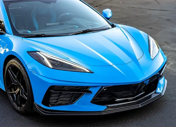 VR Aero Carbon Fiber Front Lip Spoiler Chevrolet Corvette C8
