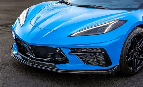VR Aero Carbon Fiber Front Lip Spoiler Chevrolet Corvette C8