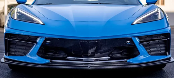 VR Aero Carbon Fiber Front Lip Spoiler Chevrolet Corvette C8