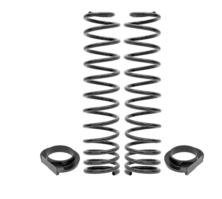 RockJock Wrangler JL 4 in. Lift Front Coil Springs and Isolators (Pair) | CE-9818FS