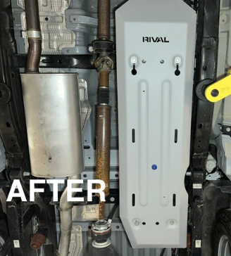 Rival 2024-2025 Ford Ranger Aluminum Gas Tank Skid Plate