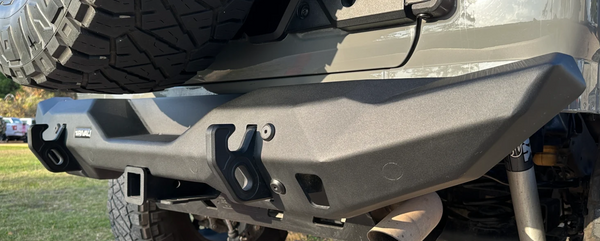 Rival 2018  + Jeep Wrangler JL Rear Aluminum Stubby Bumper